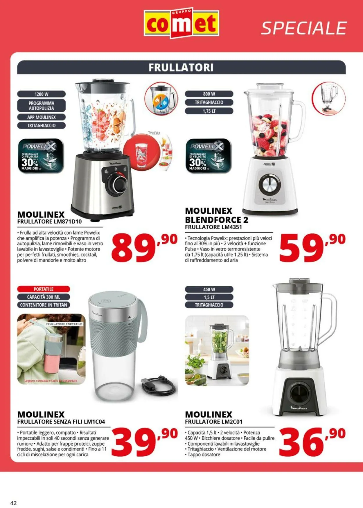 Comet Volantino attuale da 22 agosto a 11 settembre di 2025 - Pagina del volantino 42
