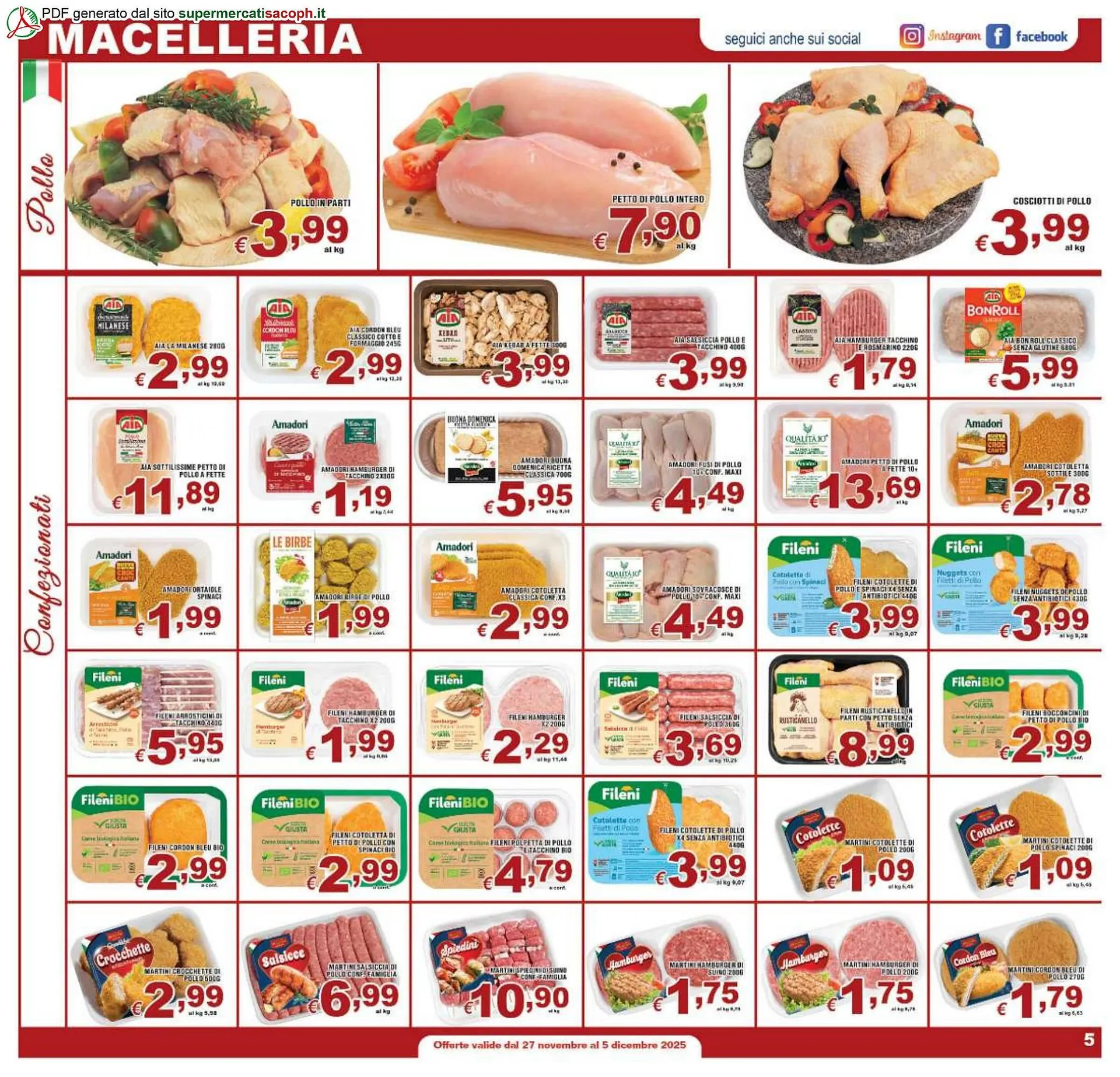 Volantino Sacoph da 27 novembre a 5 dicembre di 2025 - Pagina del volantino 5