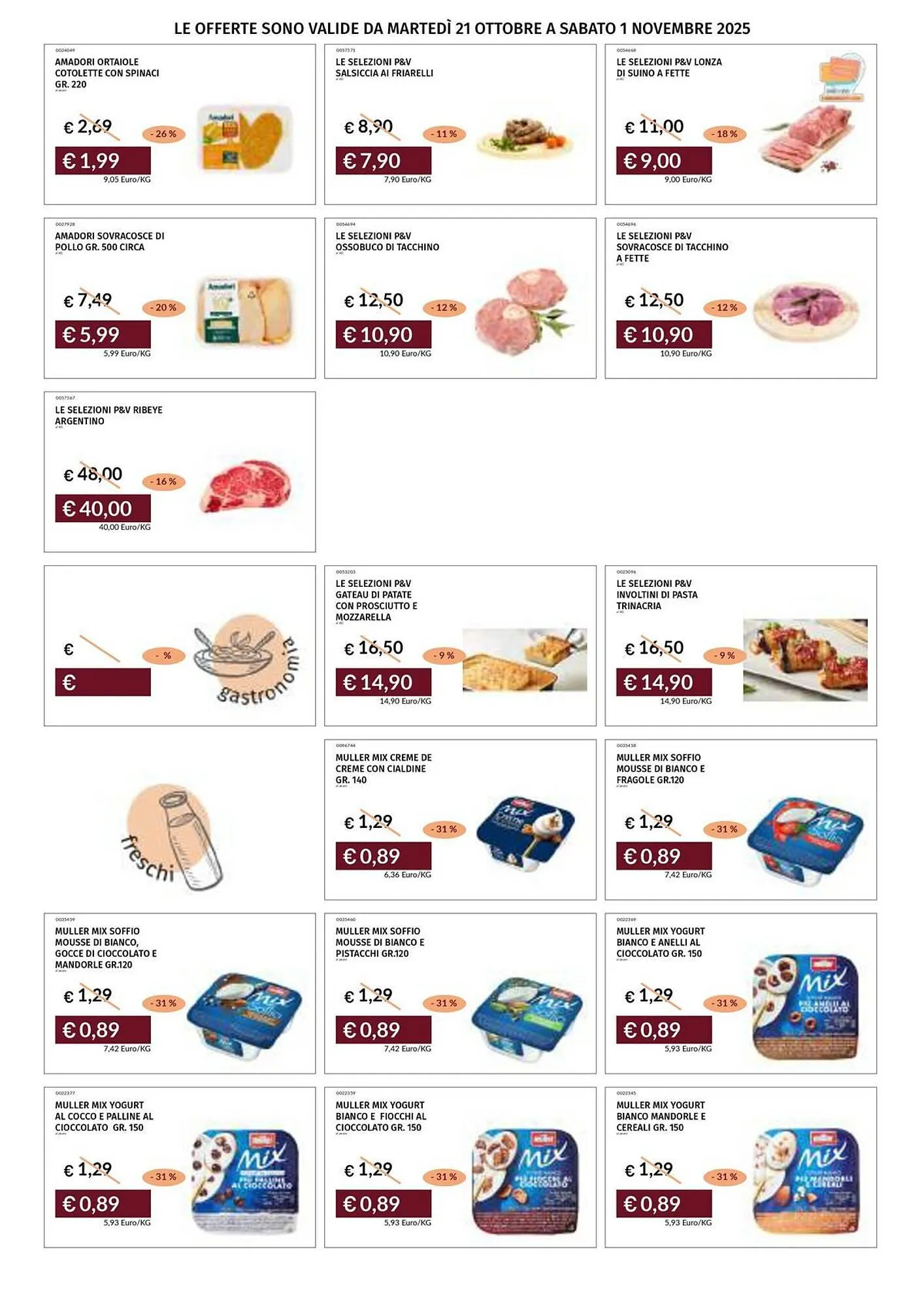 Volantino Prezzemolo e Vitale da 21 ottobre a 1 novembre di 2025 - Pagina del volantino 4