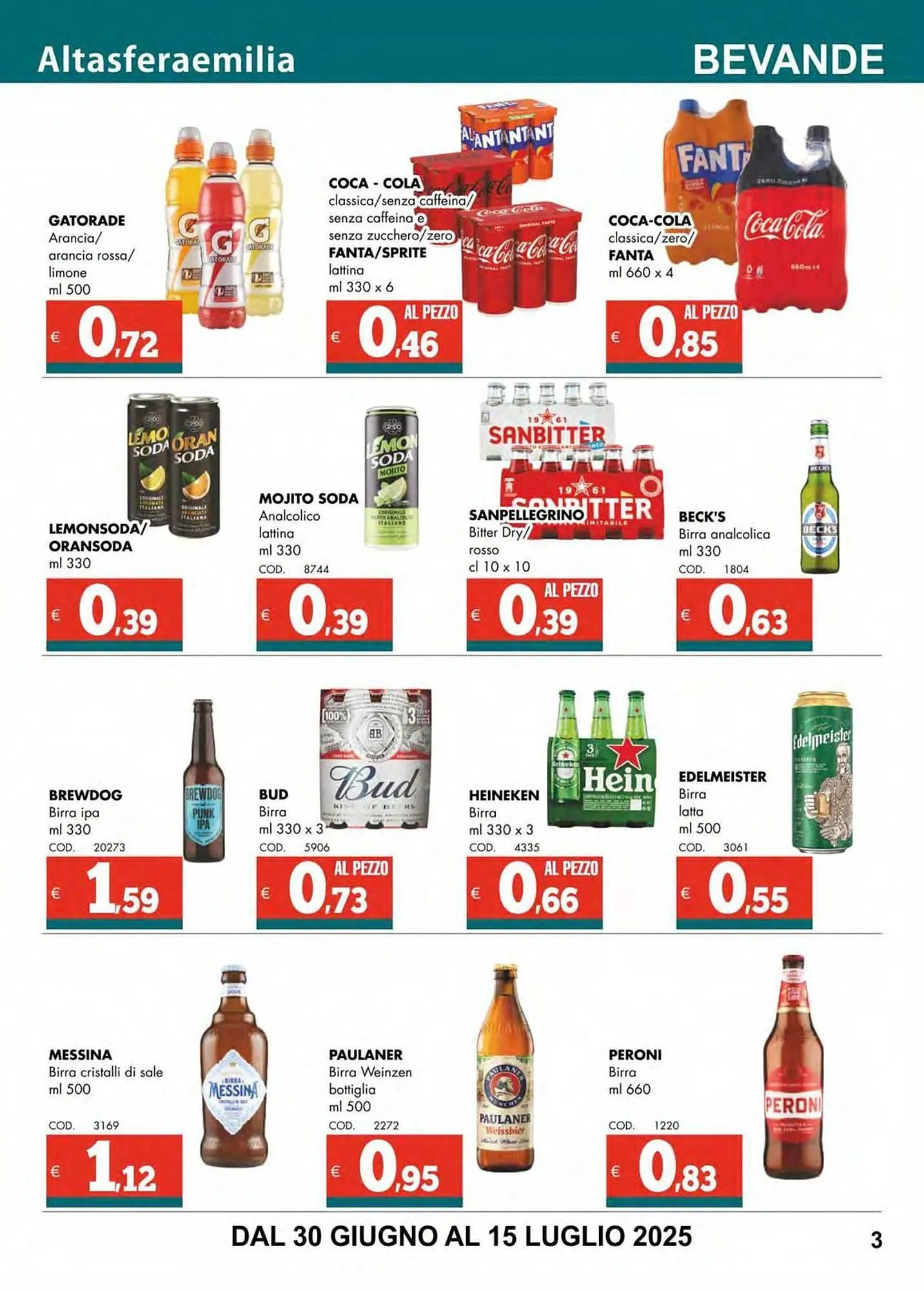 Volantino Altasfera da 30 giugno a 12 luglio di 2025 - Pagina del volantino 3