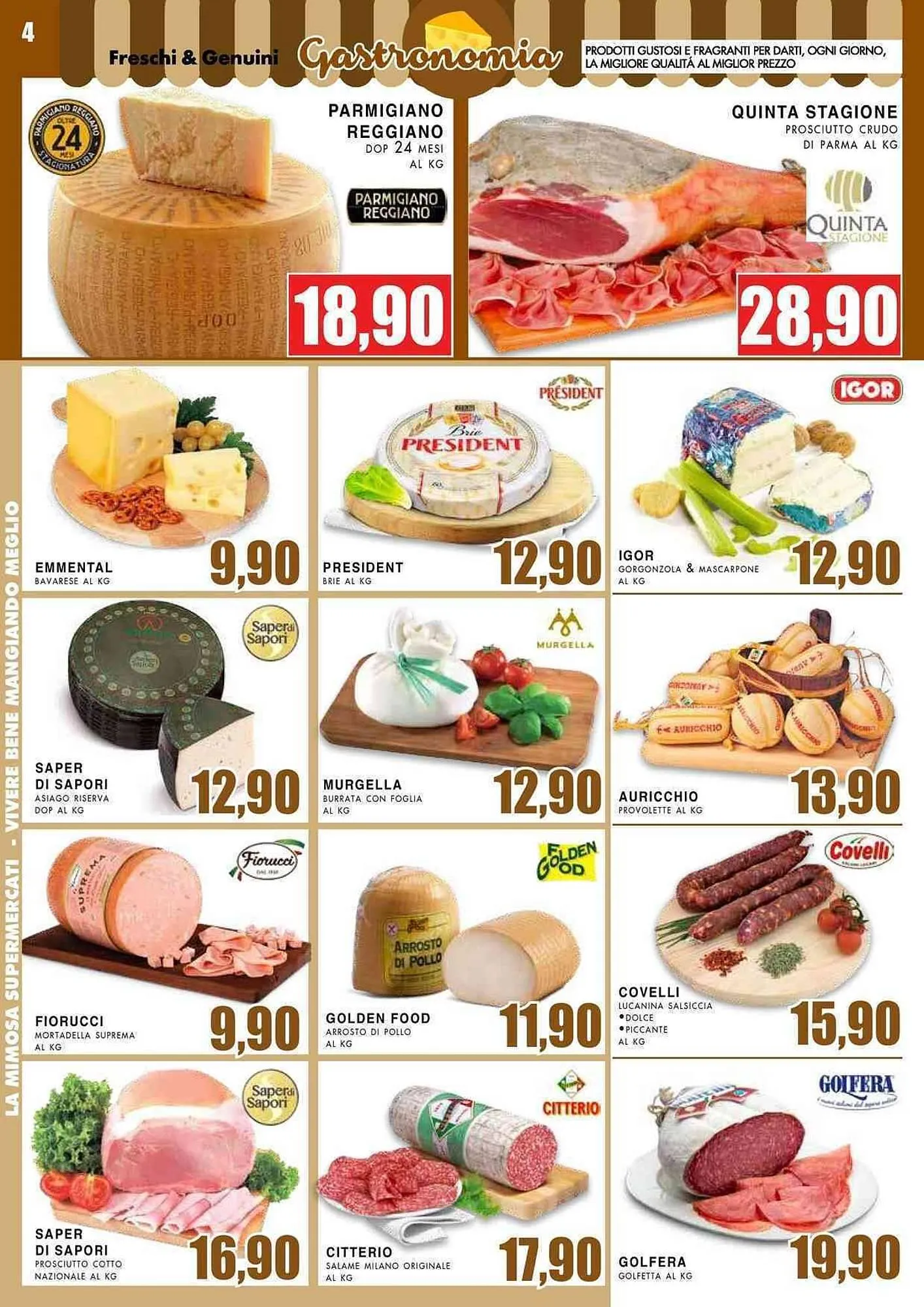 Volantino La Mimosa Supermercati da 28 luglio a 10 agosto di 2025 - Pagina del volantino 4