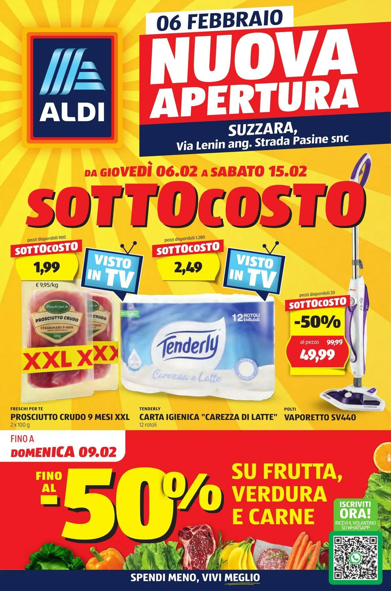 Aldi Volantino attuale da 2 febbraio a 16 febbraio di 2025 - Pagina del volantino 1