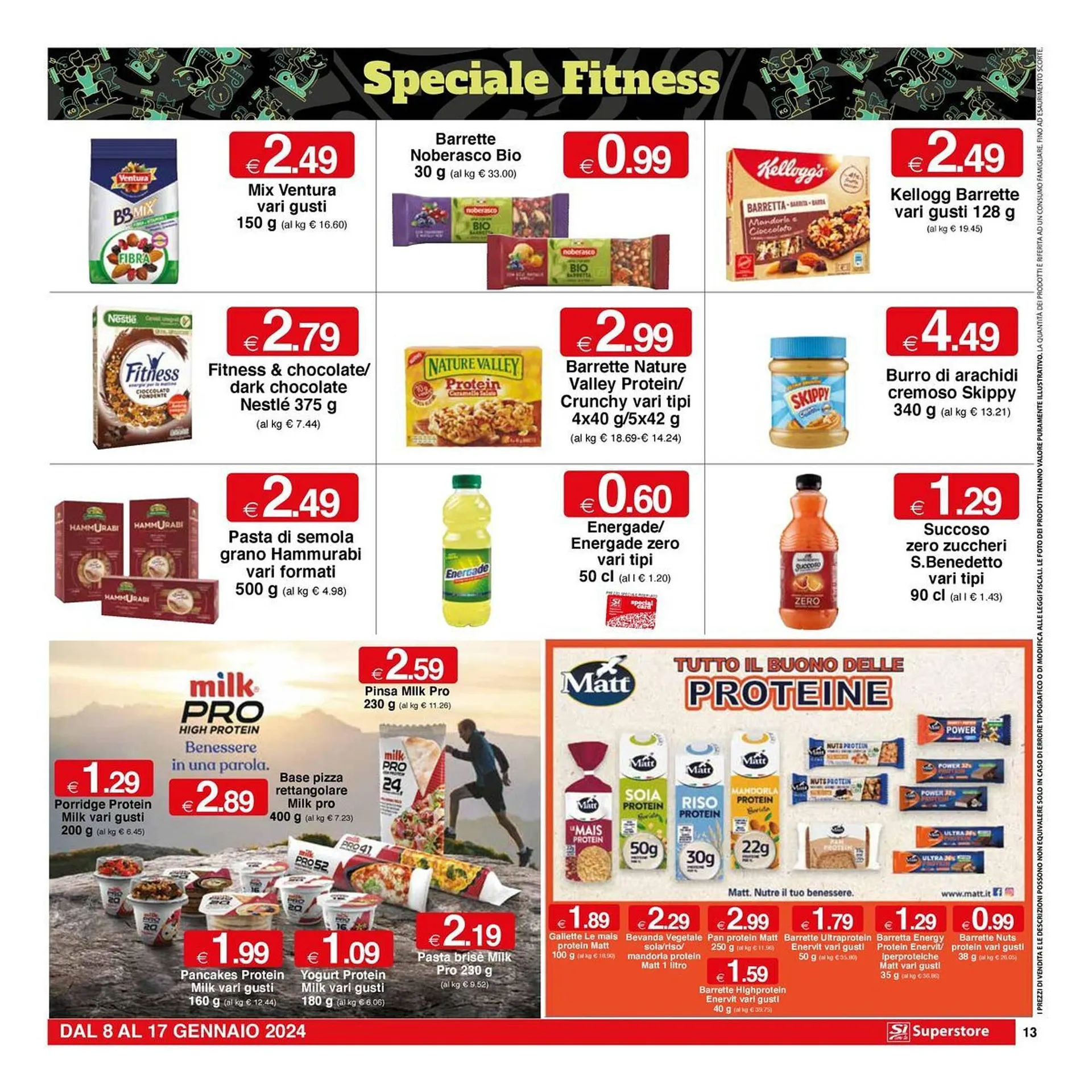 Volantino Sì con te Superstore da 8 gennaio a 17 gennaio di 2024 - Pagina del volantino 13