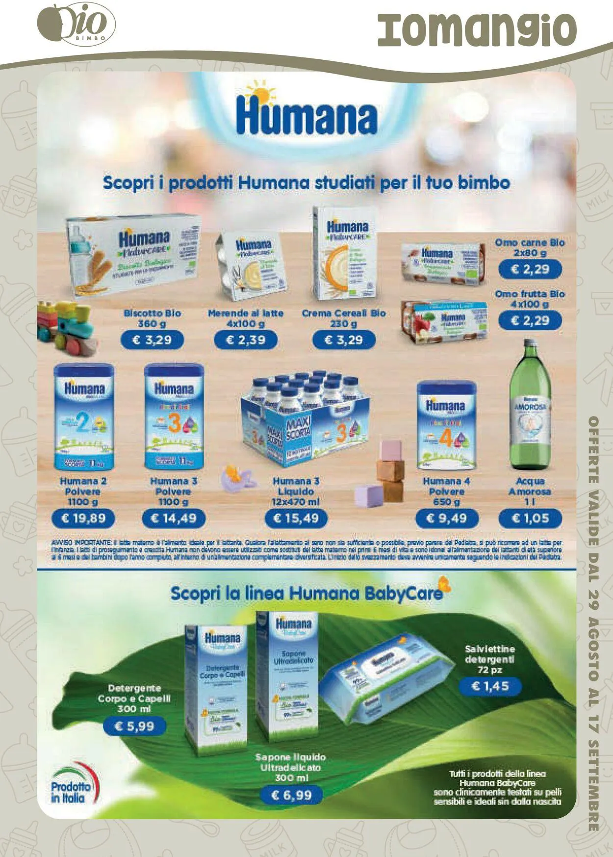 Io Bimbo Volantino attuale da 28 agosto a 4 settembre di 2023 - Pagina del volantino 15