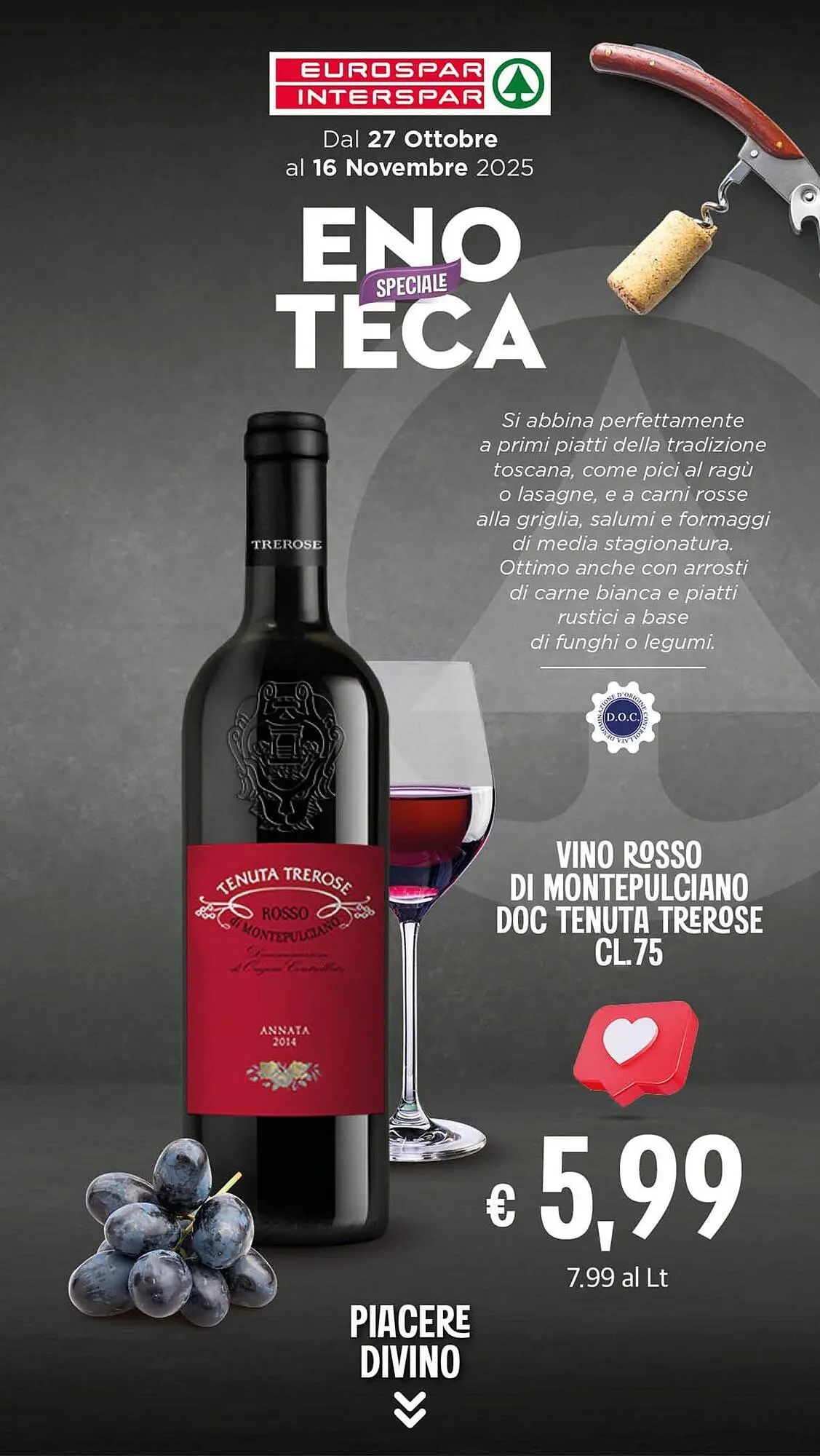 Volantino Eurospar da 27 ottobre a 16 novembre di 2025 - Pagina del volantino 24