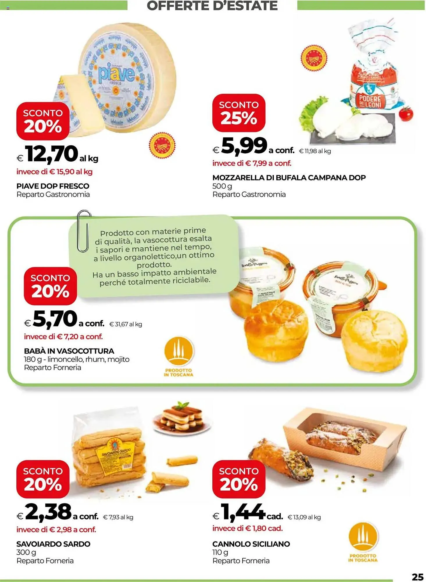 Volantino Unicoop da 17 luglio a 30 luglio di 2025 - Pagina del volantino 25