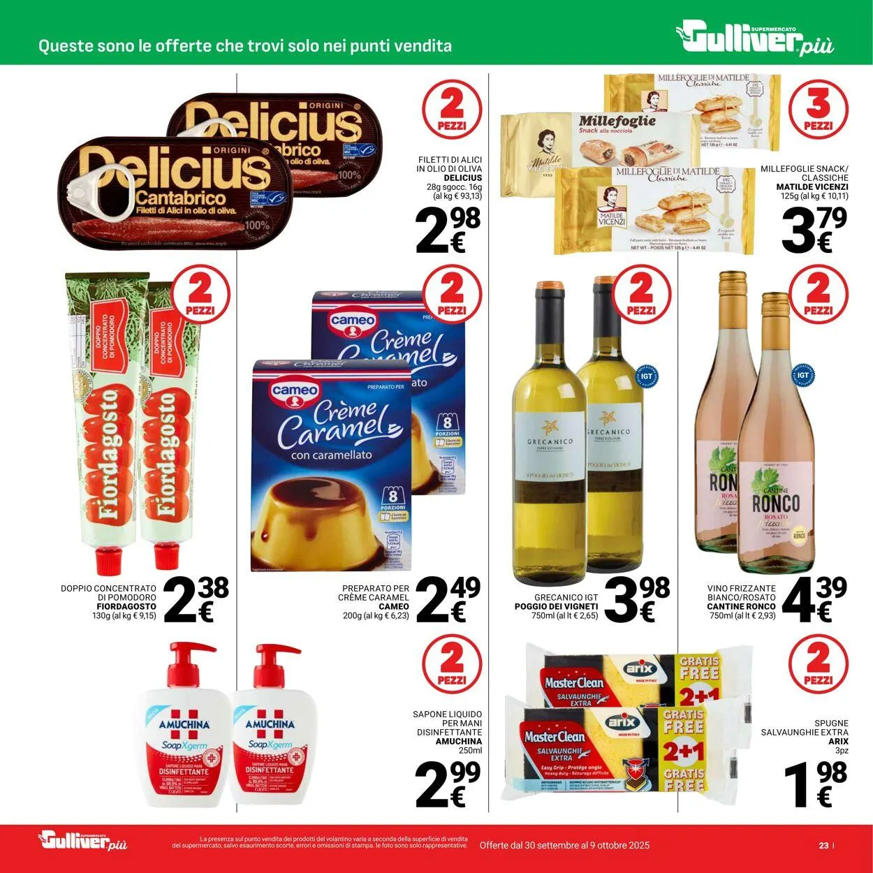 Gulliver Volantino attuale da 30 settembre a 9 ottobre di 2025 - Pagina del volantino 23