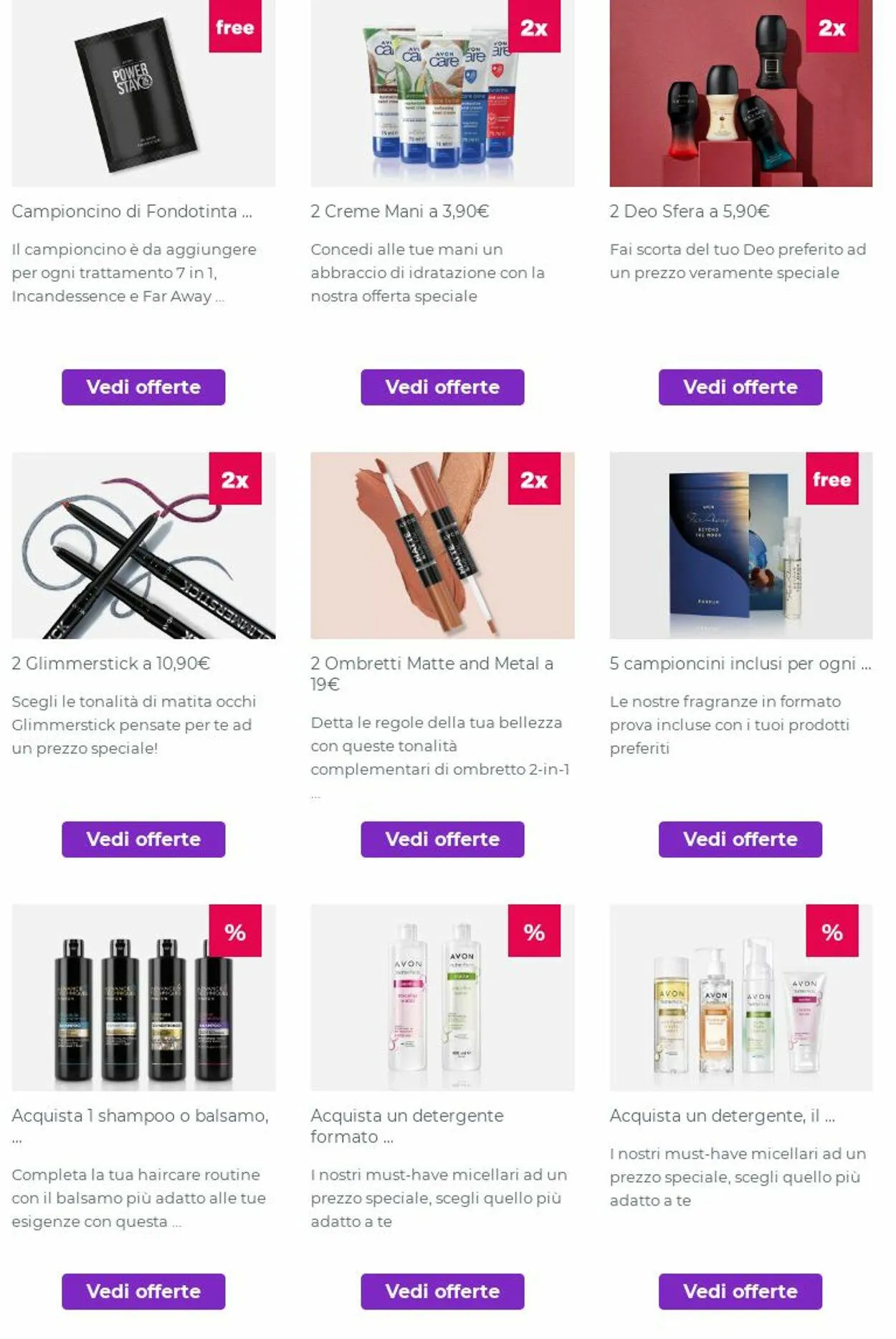Avon Volantino attuale da 2 ottobre a 8 ottobre di 2023 - Pagina del volantino 1