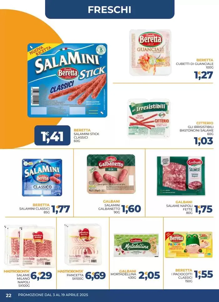 Promozione dal 3 al 19 aprile da 3 aprile a 19 aprile di 2025 - Pagina del volantino 22