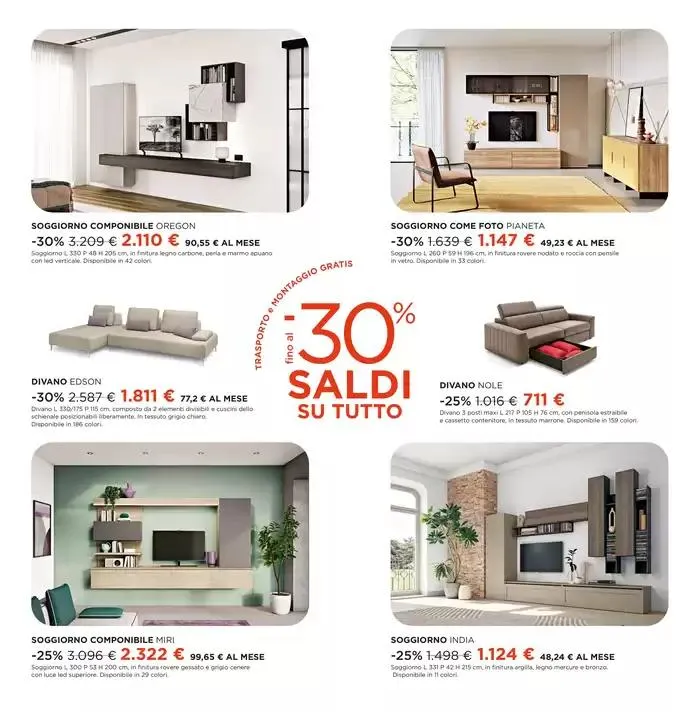 Saldi fino al -40% su tutti i mobili da 6 gennaio a 19 gennaio di 2025 - Pagina del volantino 10