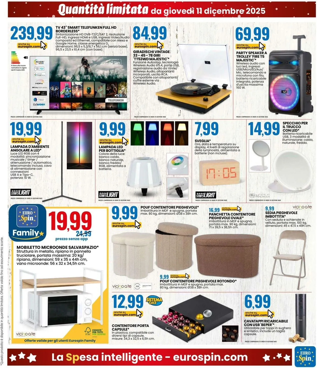 EURO Spin Volantino attuale da 11 dicembre a 24 dicembre di 2025 - Pagina del volantino 17
