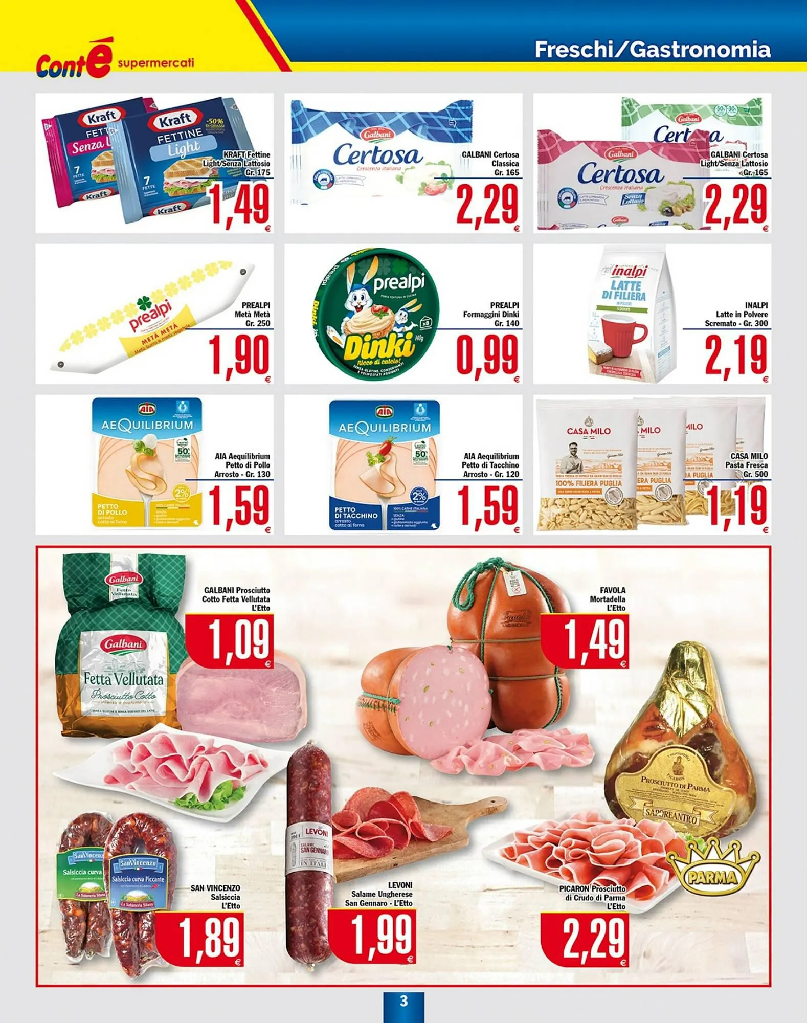 Volantino Conte Supermercati da 8 gennaio a 17 gennaio di 2024 - Pagina del volantino 3