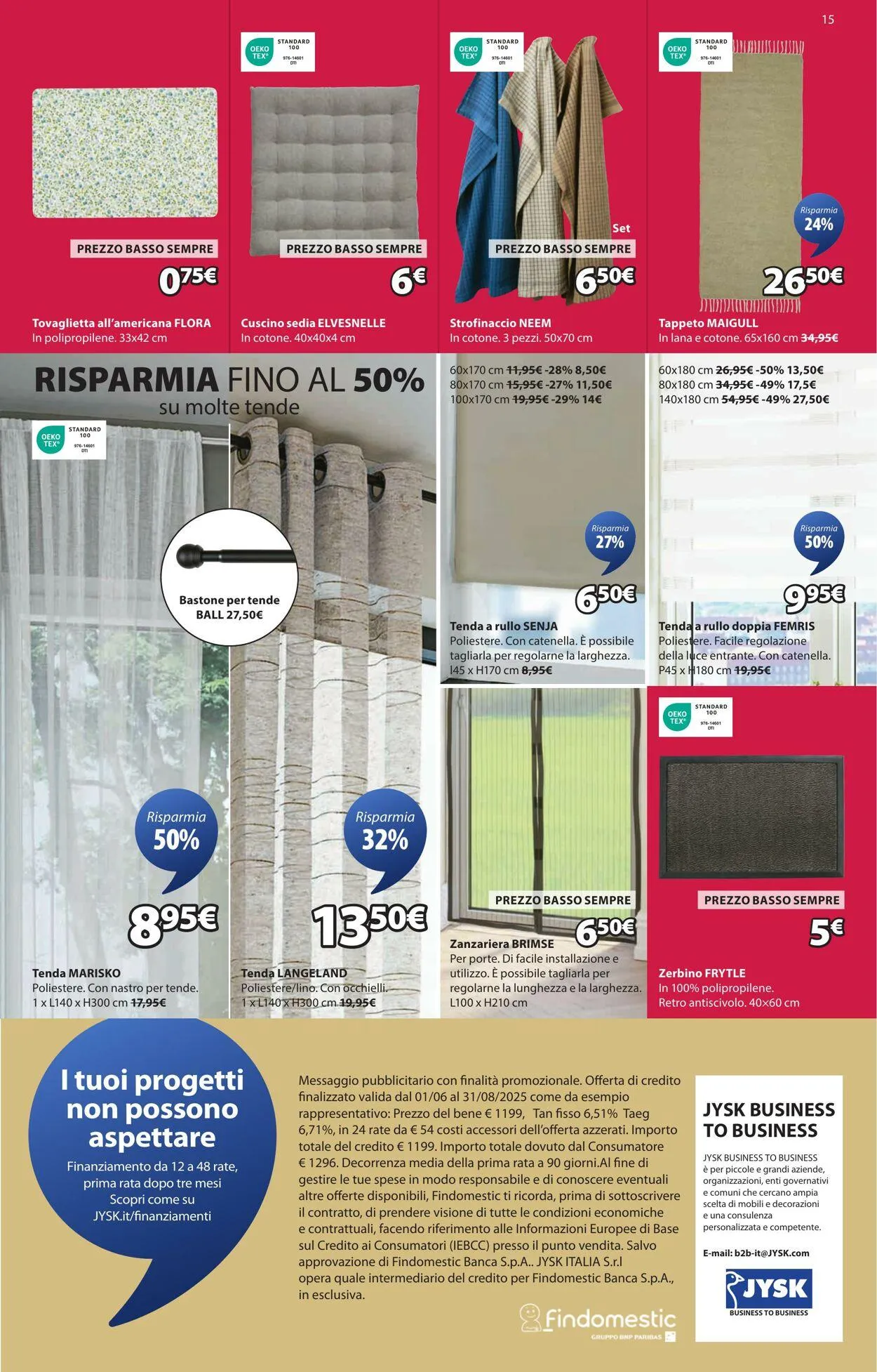 Jysk Volantino attuale da 29 luglio a 12 agosto di 2025 - Pagina del volantino 16