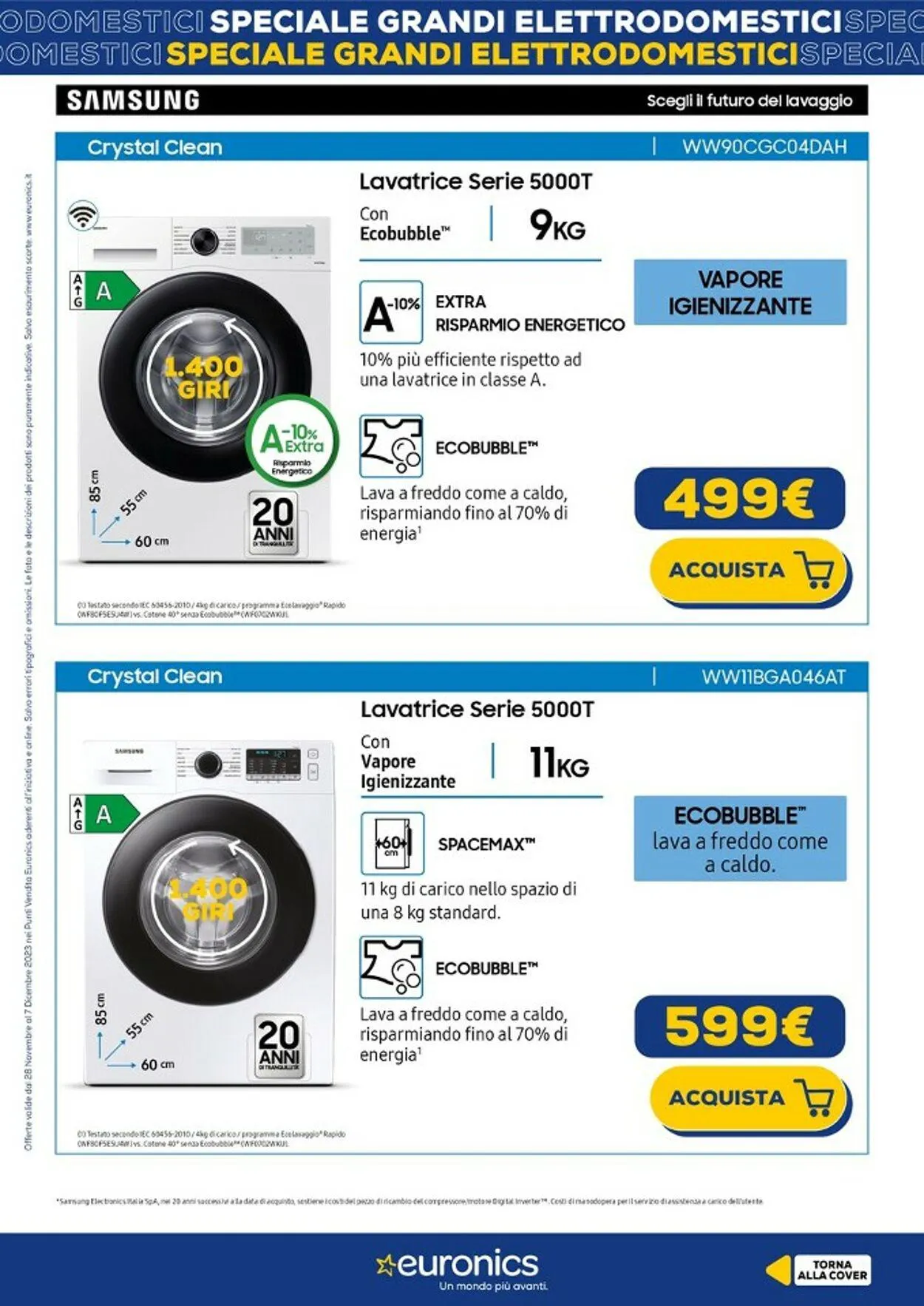 Euronics Volantino attuale da 28 novembre a 7 dicembre di 2023 - Pagina del volantino 17