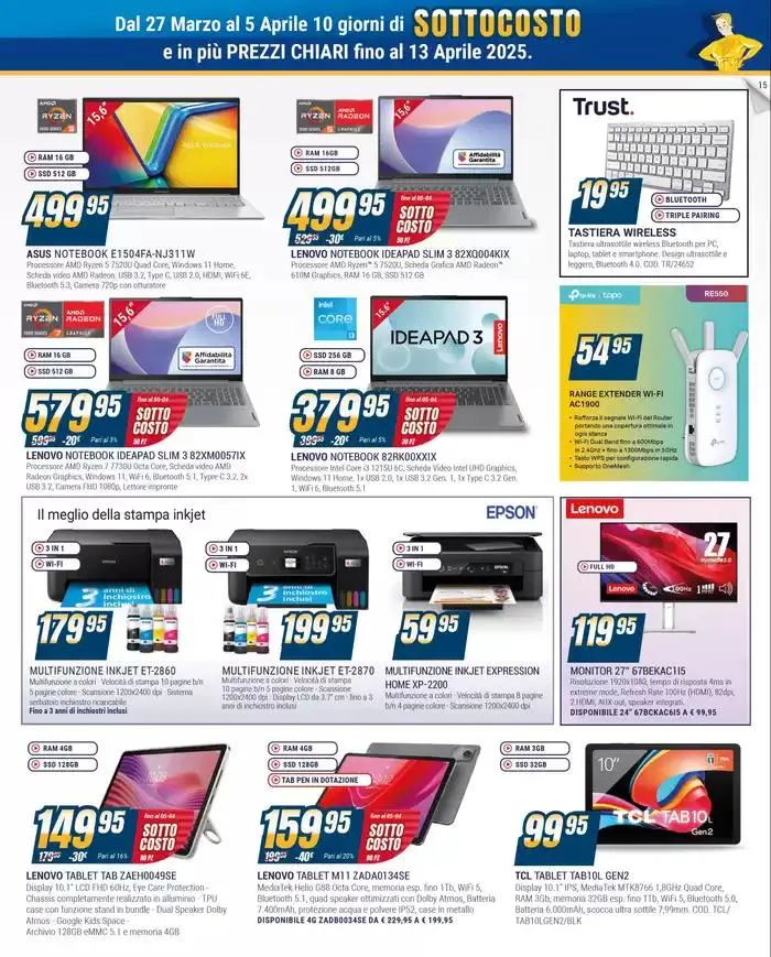 Sottocosto da 27 marzo a 5 aprile di 2025 - Pagina del volantino 15
