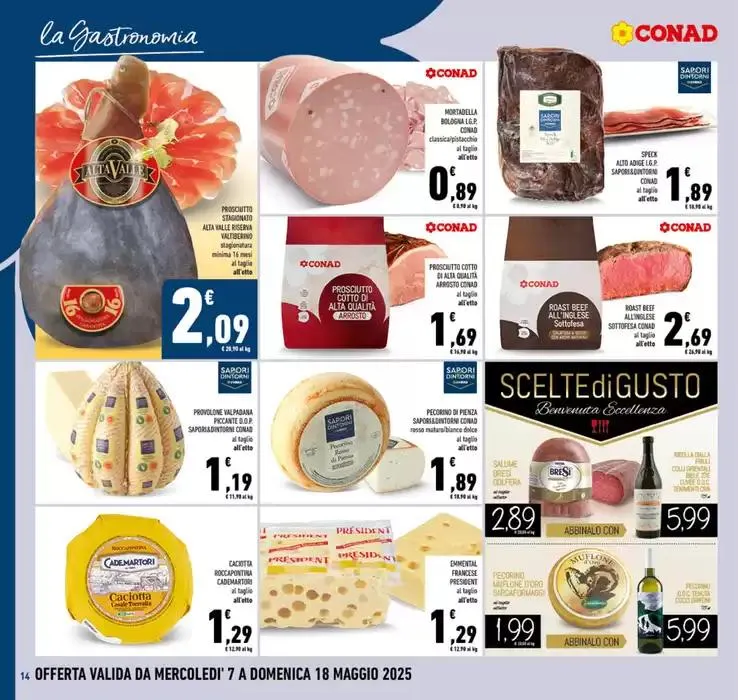 BIS Prendi 2, Paghi 1 da 7 maggio a 18 maggio di 2025 - Pagina del volantino 14