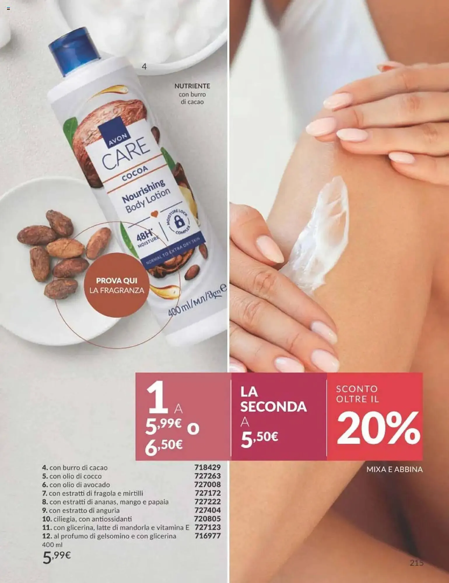 Catalogo Avon da 1 ottobre a 31 ottobre di 2025 - Pagina del volantino 215