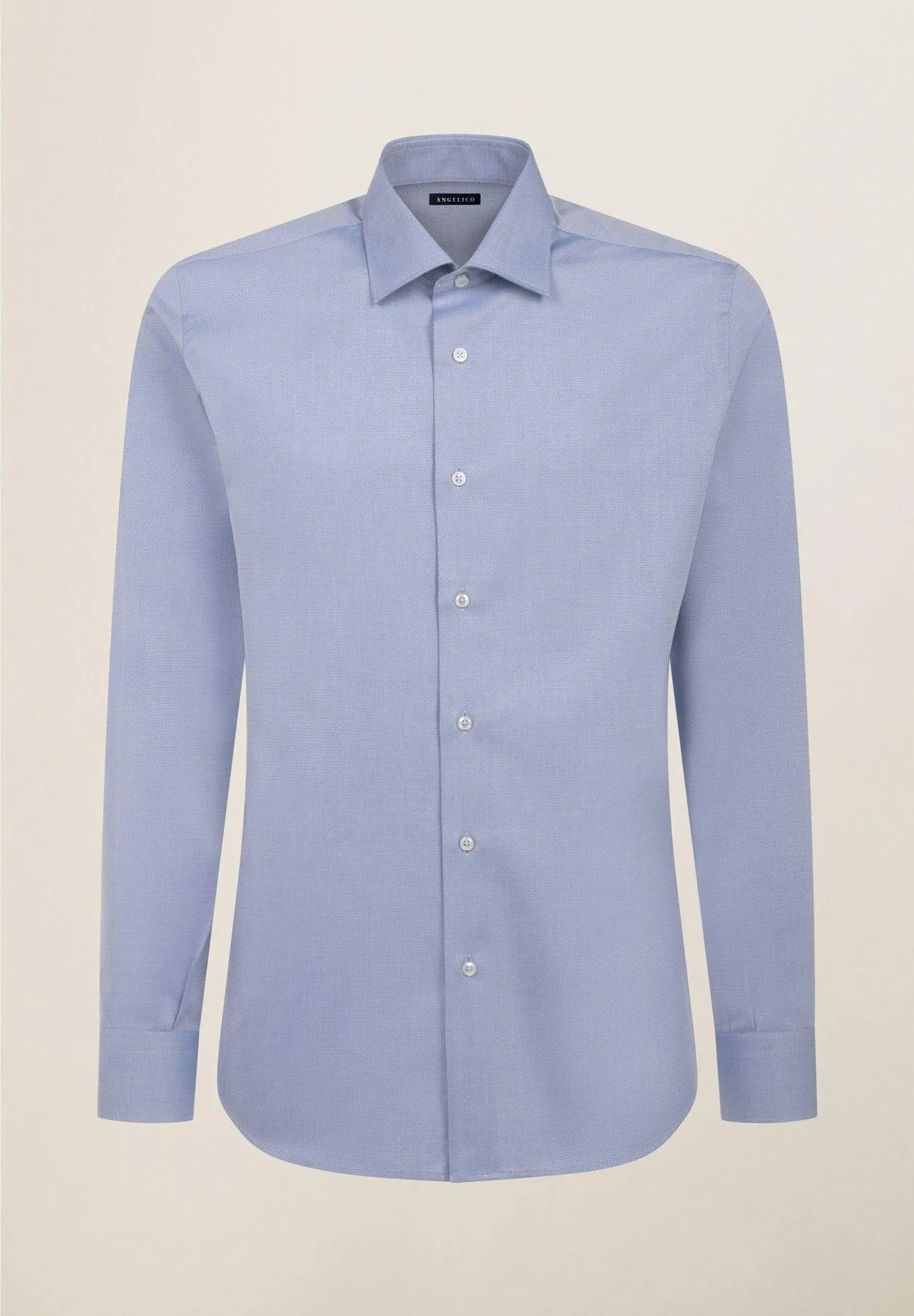 Camicia azzurro scuro armatura no-stiro slim fit