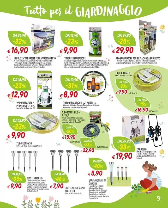 Tutto per il giardinaggio da 17 marzo a 6 aprile di 2025 - Pagina del volantino 9