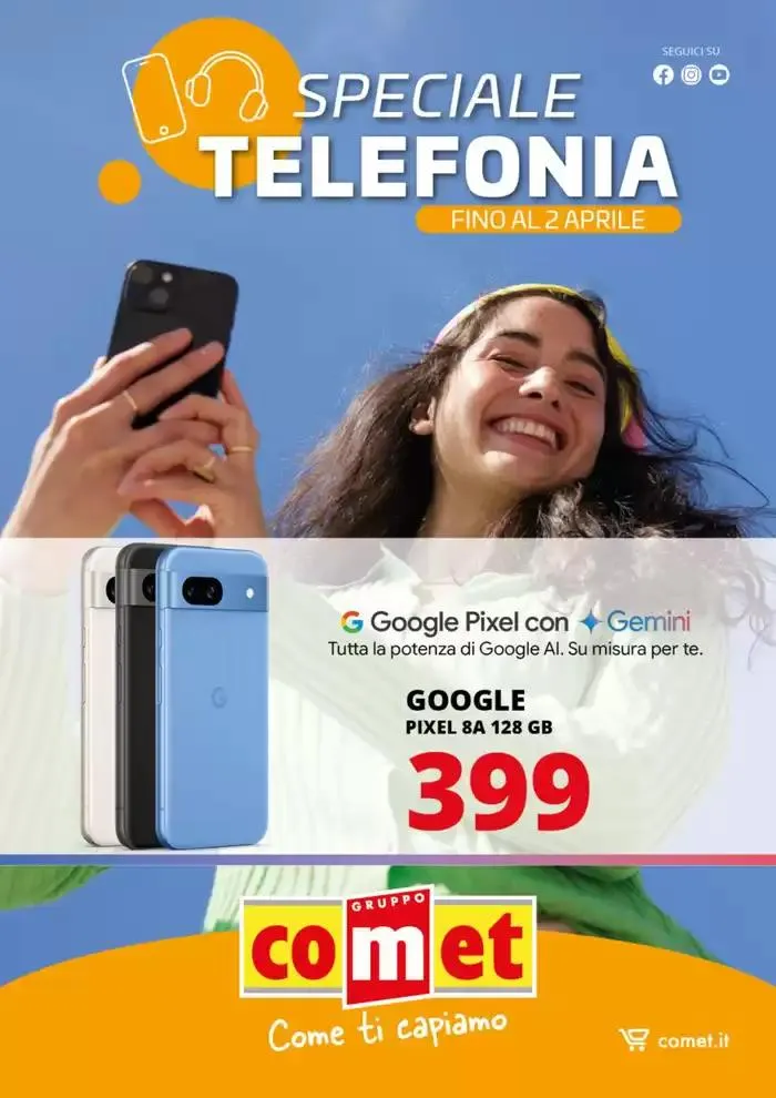 Speciale Telefonia da Comet! da 20 marzo a 2 aprile di 2025 - Pagina del volantino 1