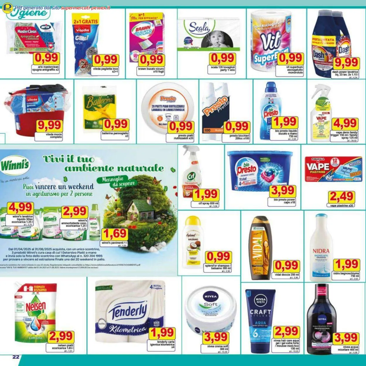 Pewex Volantino attuale da 25 luglio a 5 agosto di 2025 - Pagina del volantino 22
