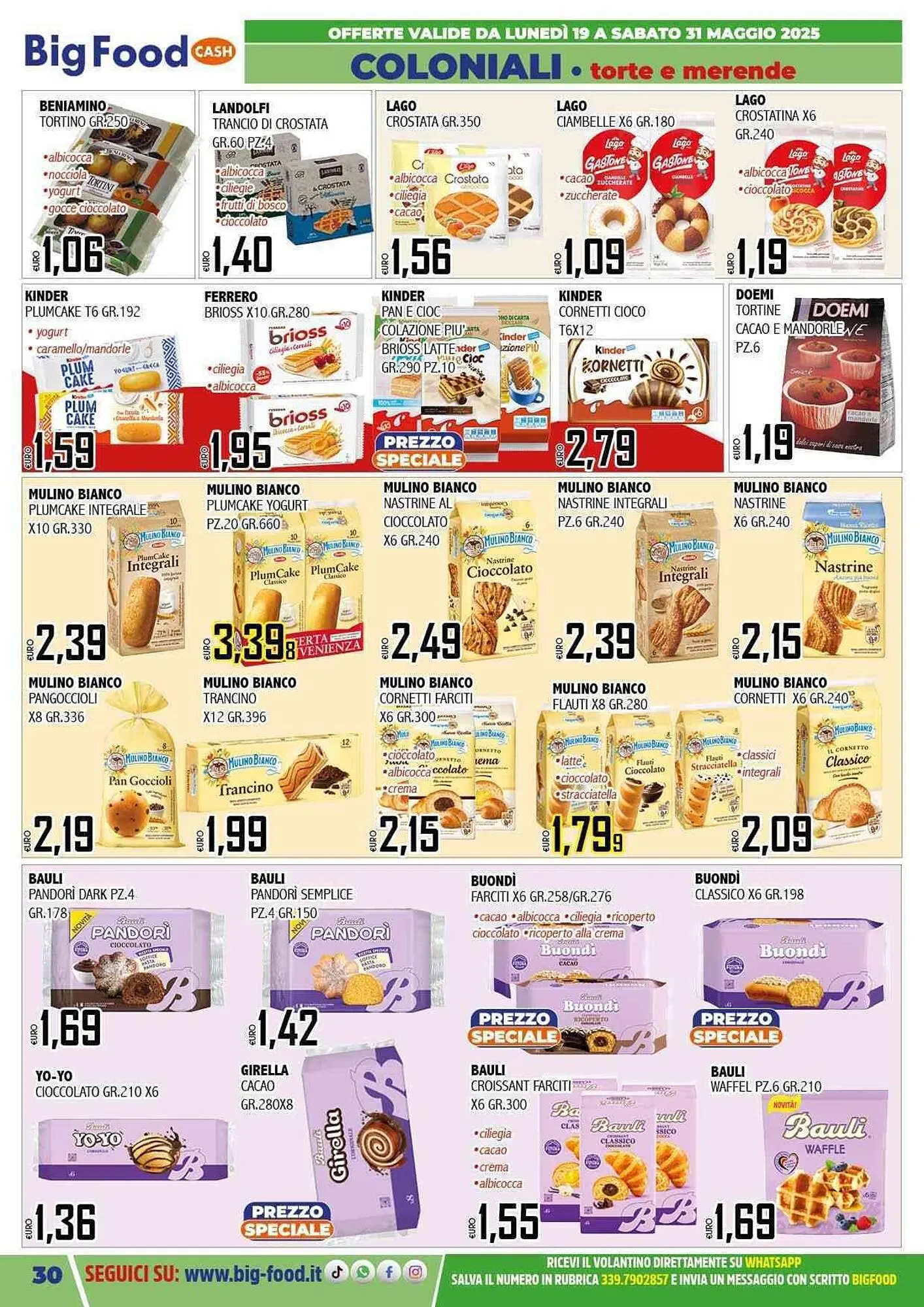 Volantino Big Food da 19 maggio a 31 maggio di 2025 - Pagina del volantino 30
