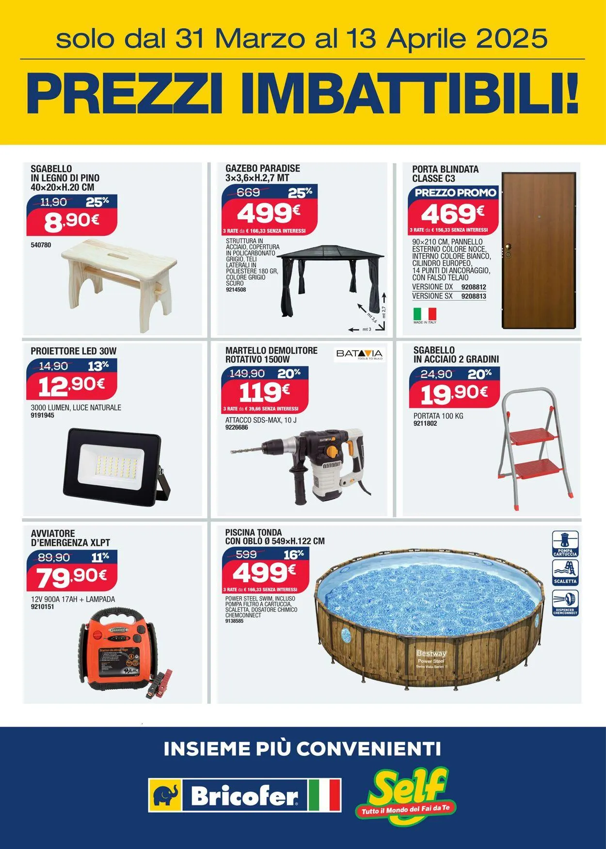 Bricofer - Perugia Volantino attuale da 14 maggio a 28 maggio di 2025 - Pagina del volantino 1