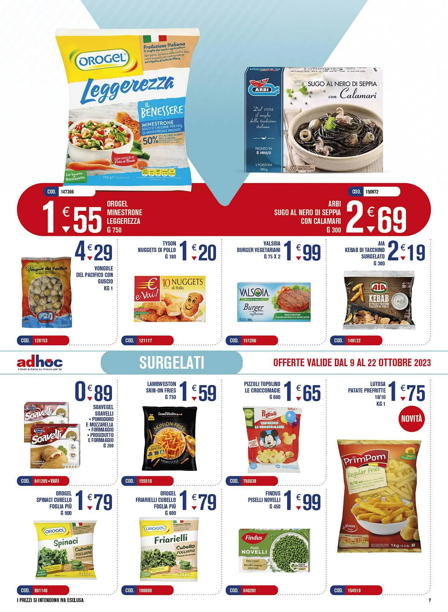 Volantino Adhoc da 9 ottobre a 22 ottobre di 2023 - Pagina del volantino 7
