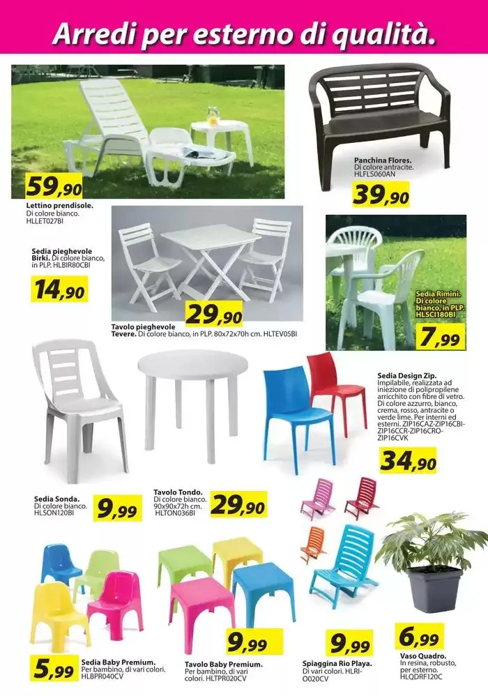 Il mondo degli arredi per esterno da 23 aprile a 3 maggio di 2025 - Pagina del volantino 3