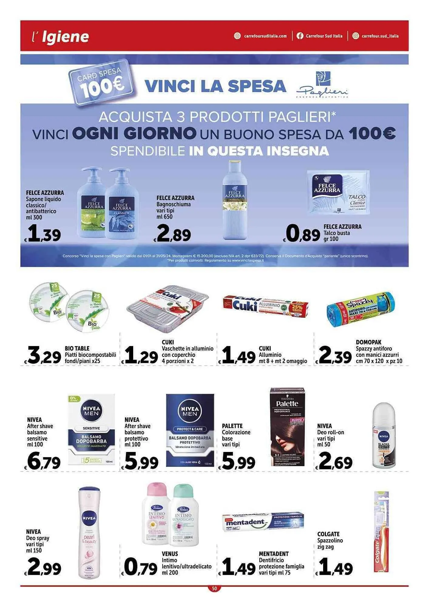 Volantino Carrefour Market da 11 aprile a 20 aprile di 2024 - Pagina del volantino 50