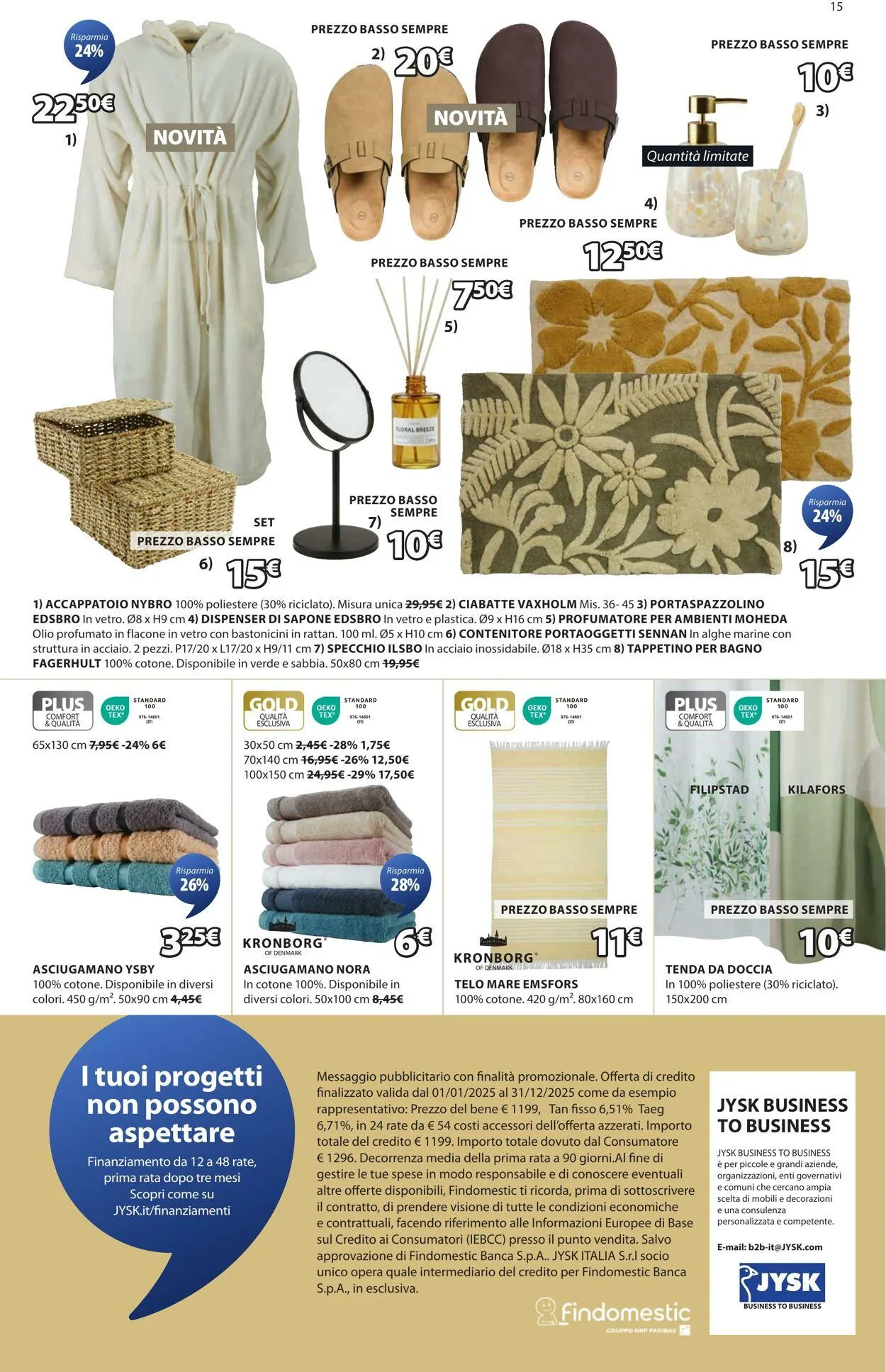 Jysk Volantino attuale da 1 luglio a 15 luglio di 2025 - Pagina del volantino 16