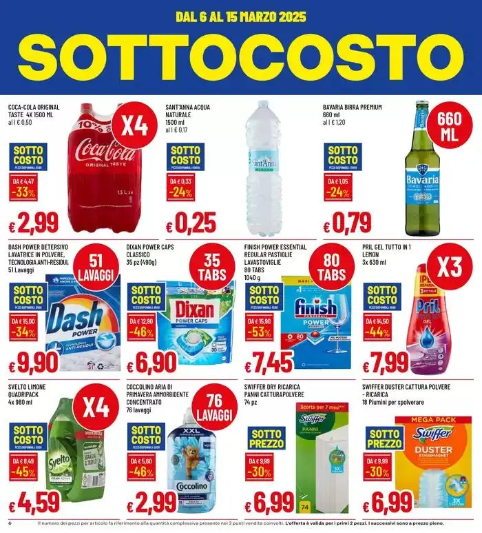 SOTTOCOSTO da 6 marzo a 15 marzo di 2025 - Pagina del volantino 6