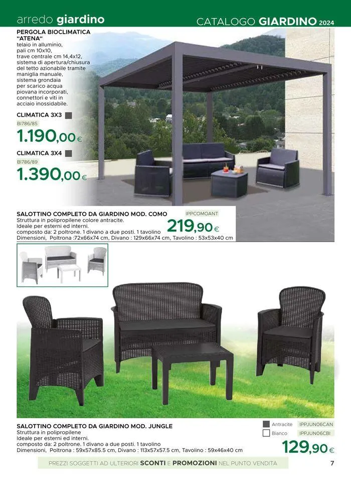 Catalogo giardino 2024 da 19 giugno a 31 agosto di 2024 - Pagina del volantino 7