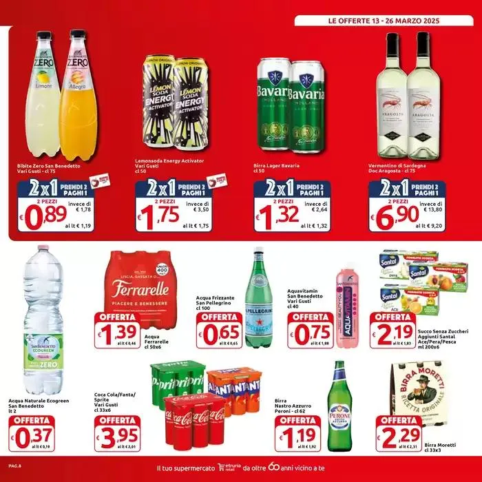 Prendi 2 paghi 1 da 13 marzo a 26 marzo di 2025 - Pagina del volantino 8