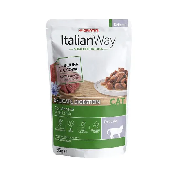 Italianway Cat Adult Delicate Digestion Sfaccetti in salsa