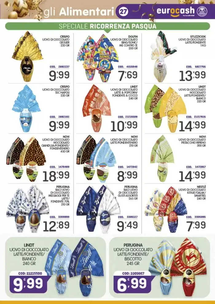 Buona Pasqua da 31 marzo a 19 aprile di 2025 - Pagina del volantino 27