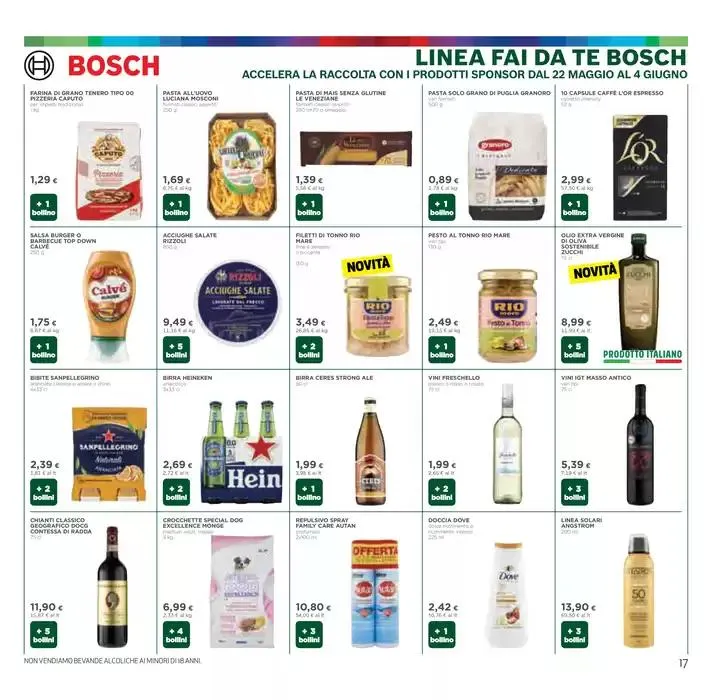 5€ di buono su 15€ di spesa da 22 maggio a 4 giugno di 2025 - Pagina del volantino 17