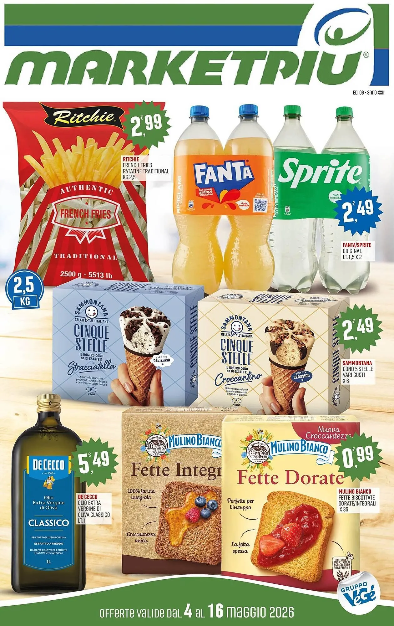 Volantino Marketpiù da 4 maggio a 16 maggio di 2026 - Pagina del volantino 1