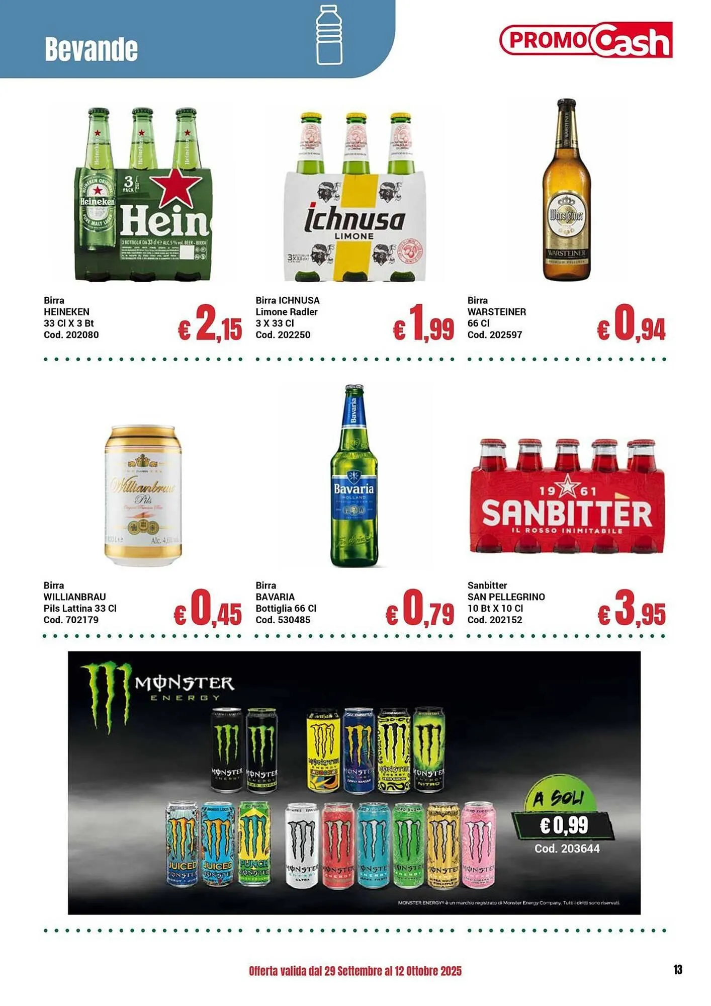 Volantino Centro Cash da 29 settembre a 12 ottobre di 2025 - Pagina del volantino 13