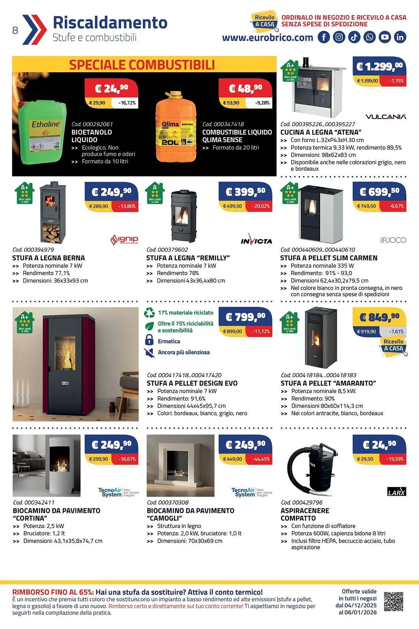 Volantino Eurobrico da 4 dicembre a 6 gennaio di 2026 - Pagina del volantino 8