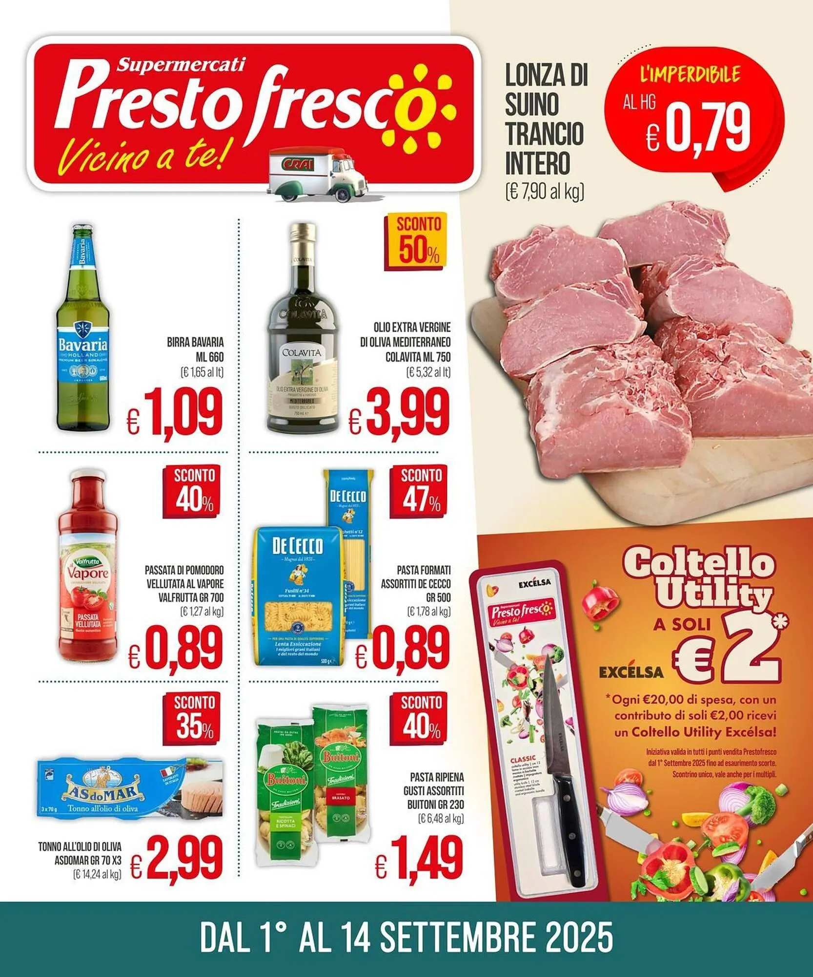 Volantino PrestoFresco da 1 settembre a 14 settembre di 2025 - Pagina del volantino 1