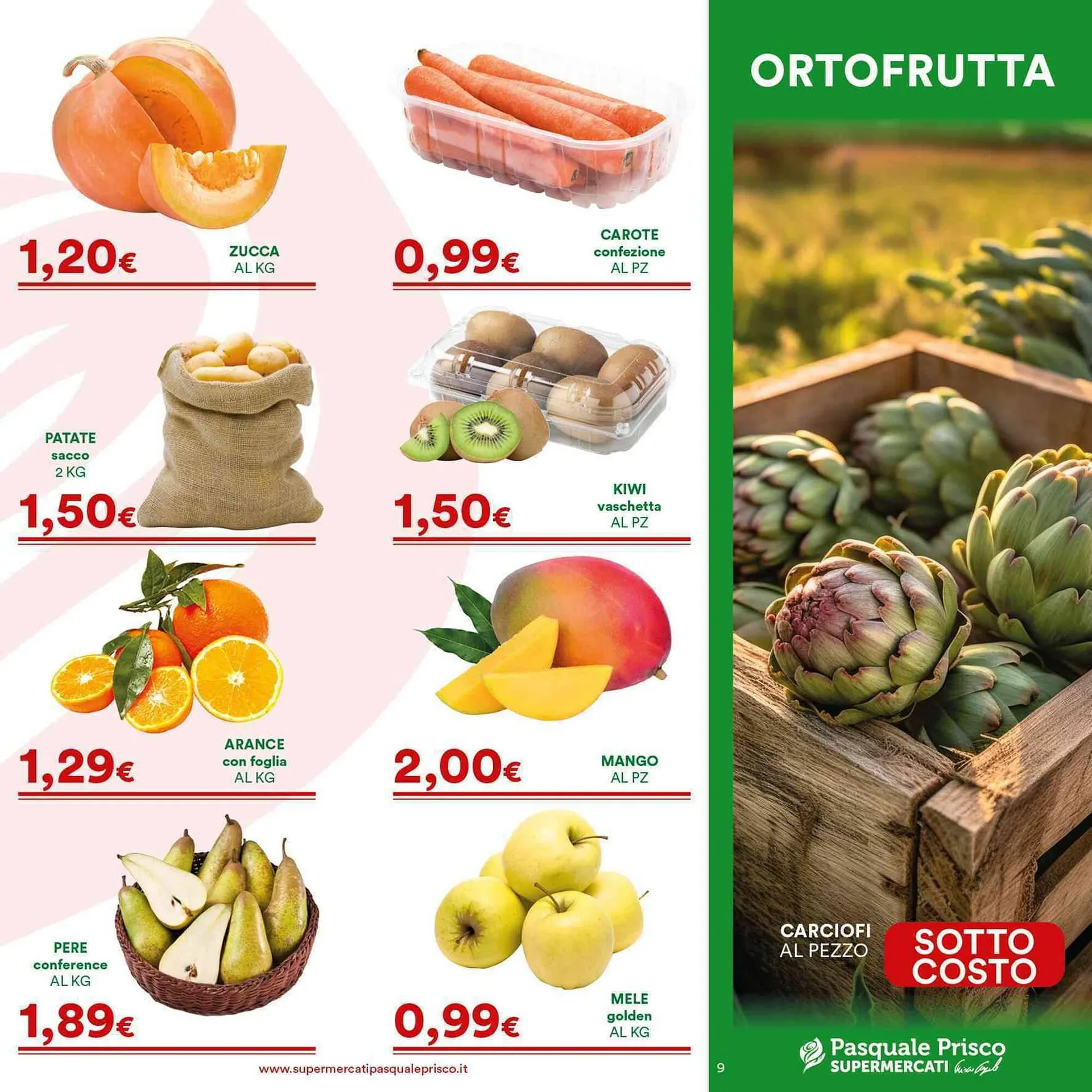 Volantino Supermercati Pasquale Prisco da 16 marzo a 26 marzo di 2026 - Pagina del volantino 9