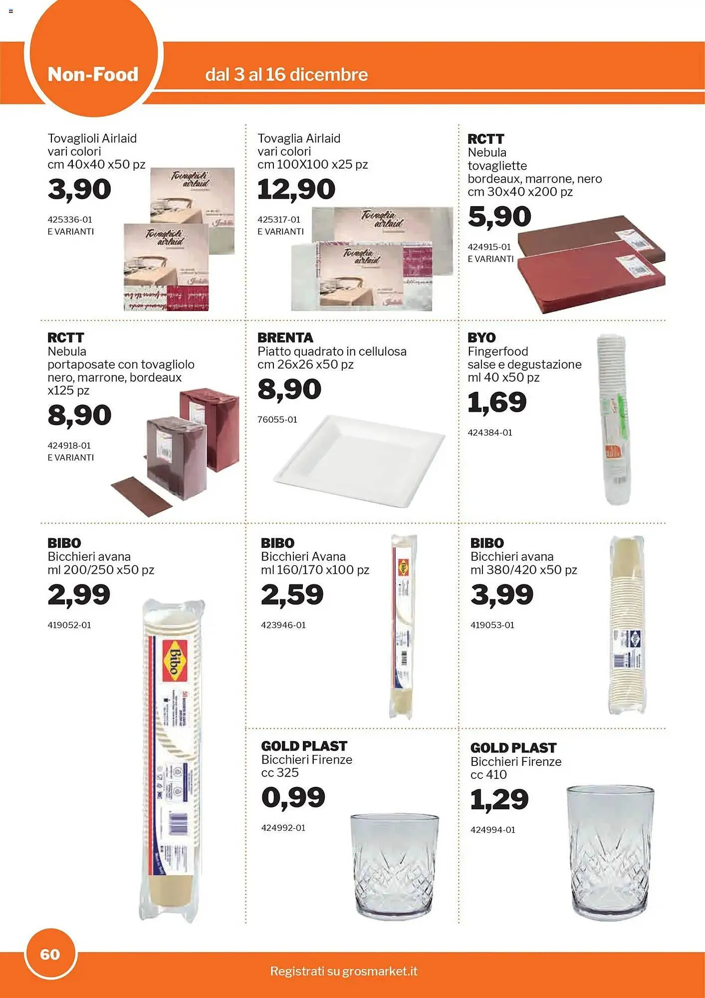 Volantino GrosMarket da 3 dicembre a 16 dicembre di 2025 - Pagina del volantino 60