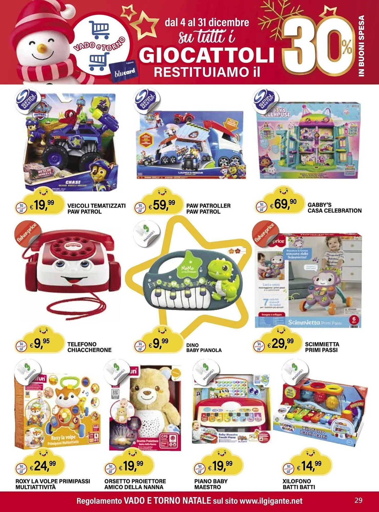 Volantino Il Gigante da 4 dicembre a 31 dicembre di 2025 - Pagina del volantino 29