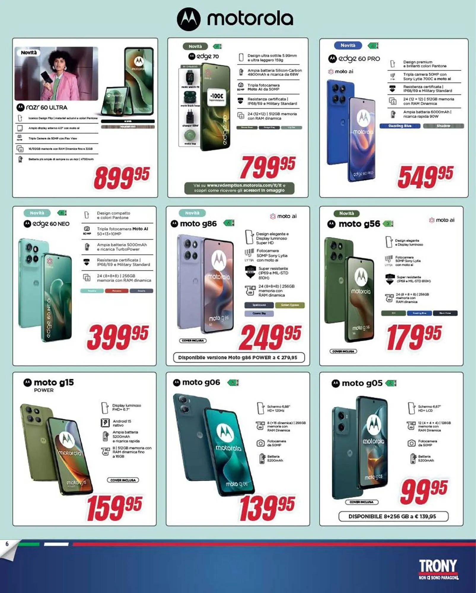 Volantino Trony da 27 dicembre a 14 gennaio di 2026 - Pagina del volantino 6