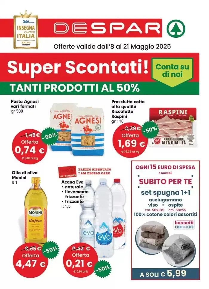 Super Scontati! da 8 maggio a 21 maggio di 2025 - Pagina del volantino 1