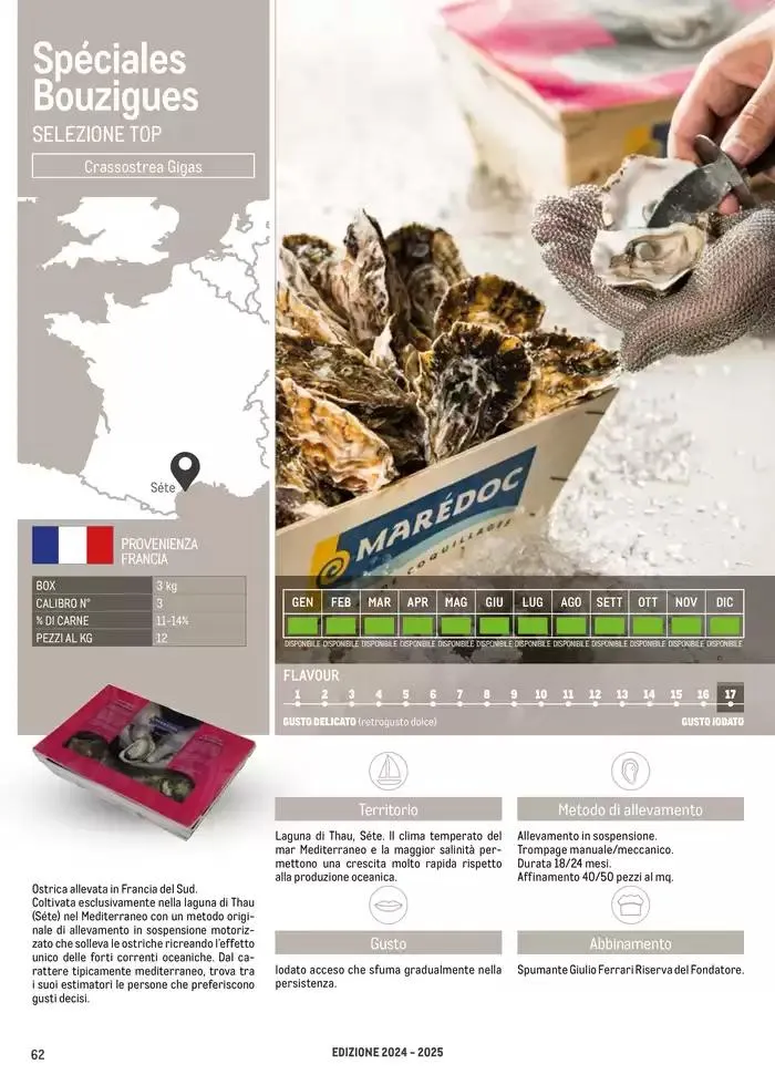 Catalogo Frutti di mare da 2 gennaio a 31 luglio di 2025 - Pagina del volantino 62
