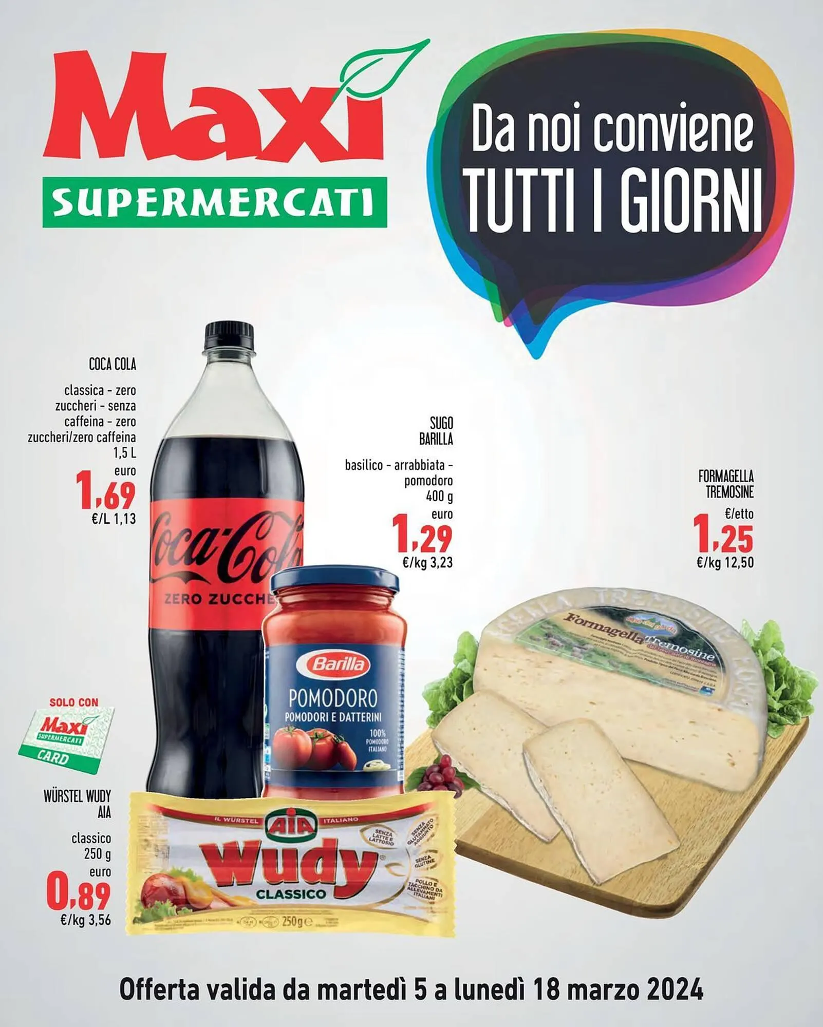 Volantino Maxi Supermercati da 5 marzo a 18 marzo di 2024 - Pagina del volantino 1