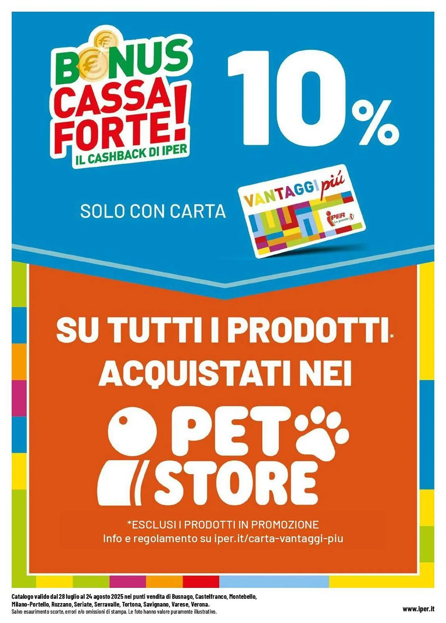 Volantino Iper La Grande da 28 luglio a 24 agosto di 2025 - Pagina del volantino 8