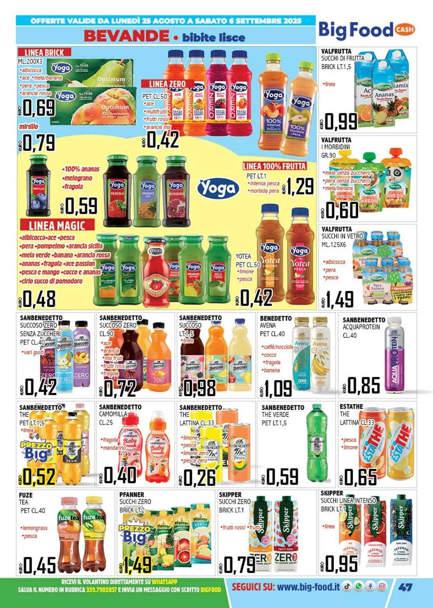 Volantino Big Food da 25 agosto a 6 settembre di 2025 - Pagina del volantino 47